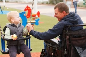 Helping a child with the visible and invisible wounds of a veteran parent
