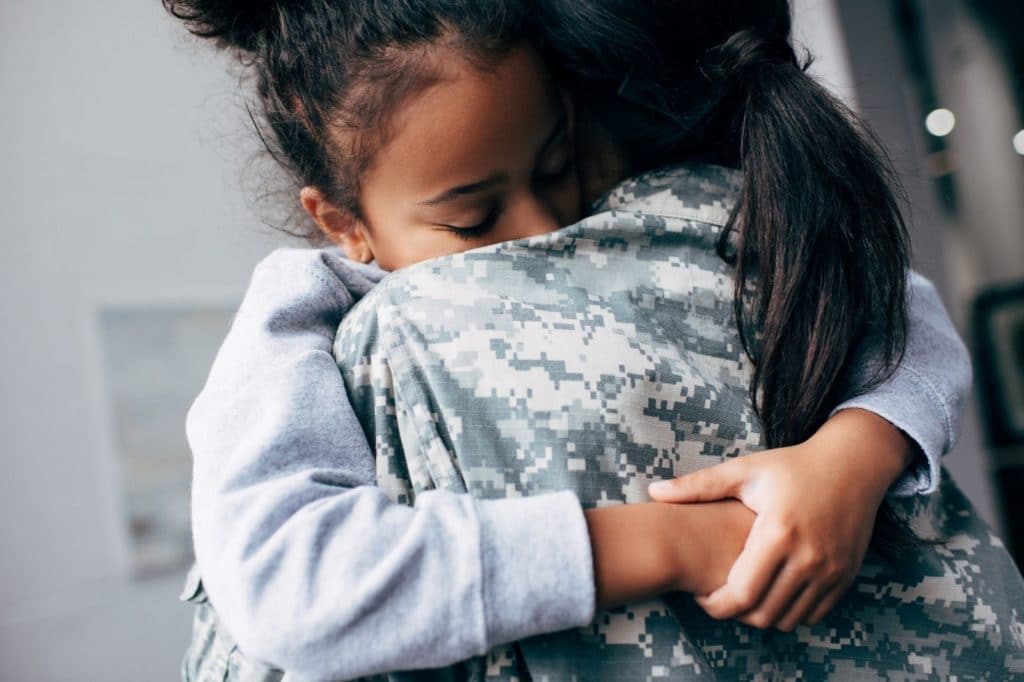 How can military parents find the right therapist for their child